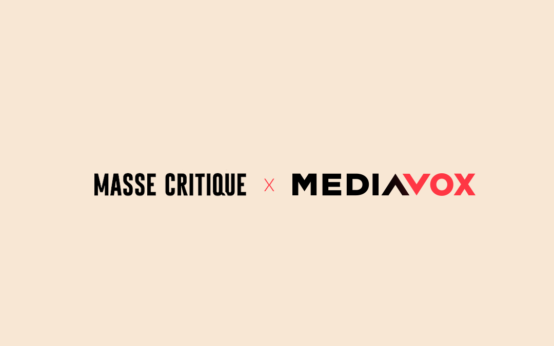 L’agence MEDIAVOX prône la communication responsable et se joint à Masse Critique